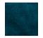 Rideau à Oeillets Occultant En Velours Bleu Canard 140 X 260 Cm