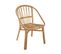 Fauteuil En Rotin Naturel H 80 Cm