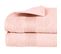 Drap De Bain En Coton Rose Tissu Éponge 70 X 130 Cm