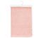 Drap De Bain En Coton Rose Tissu Éponge 100 X 150 Cm