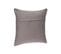 Coussin Déhoussable En Coton Gris 38 X 38 Cm