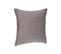 Coussin Déhoussable En Coton Gris 38 X 38 Cm