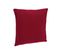 Coussin Déhoussable En Coton Rouge 38 X 38 Cm