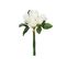 Bouquet De Fleurs Artificielles 7 Roses Blanches D. 20 X H. 30 Cm