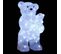 Déco Lumineuse Maman Et Bébé Ours 56 LED Blanc Froid H 44 Cm