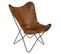 Housse De Chaise En Cuir "dario" 92cm Cognac