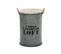 Lot De 3 Coffres Bidon En Métal Gris Alu Loft Rétro Factory