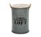 Lot De 3 Coffres Bidon En Métal Gris Alu Loft Rétro Factory