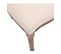 Chaise De Table En Coton Beige Lin Et Bois Blanchi Avec Dossier Cannage