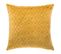 Coussin Déhoussable Ocre Motif En Relief 40 X 40 Cm