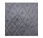 Plaid Gris Motif Losange En Relief 125 X 150  Cm