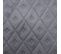 Plaid Gris Motif Losange En Relief 125 X 150  Cm