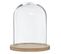 Cloche Décorative En Verre "shine" 29cm Naturel