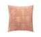 Housse De Coussin Chenille Palmier Rose Corail 40 X 40 Cm