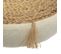 Coussin De Sol En Jute Et Coton Avec Pompons D 38 Cm