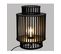 Lampe En Bambou Noir H 35 Cm