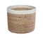 Set De 3 Paniers De Rangement En Jute Naturel Et Blanc