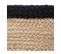 Set De 3 Paniers De Rangement En Jute Beige Et Noir