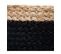 Set De 3 Paniers De Rangement En Jute Beige Et Noir