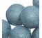 Guirlande LED 10 Boules - Bleu Canard