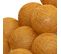 Guirlande LED 16 Boules - Orange Ocre