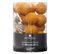 Guirlande LED 16 Boules - Orange Ocre