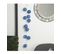 Guirlande Sur Secteur LED 20 Boules - Bleu Canard