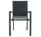 Fauteuil Pour Table De Jardin Empilable Allure - Gris Et Graphite