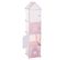 Meuble De Rangement Enfant Colonne Rose 4 Casiers H 140 Cm