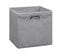 Boîte De Rangement Gris Clair Chiné 31 X 31 X 31 Cm