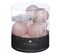 Guirlande LED 10 Boules - Rose