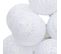 Guirlande LED 16 Boules - Blanc