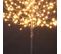 Déco De Noël Arbre Lumineux  400 LED Blanc Chaud H 150 Cm