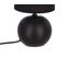 Lampe En Céramique Pied Boule Noir Mat