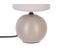 Lampe En Céramique Pied Boule Taupe Mat