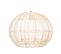 Luminaire Suspension En Rotin Naturel D 38 Cm