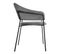 Fauteuil Velours Gris Siron Atmosphera - Gris