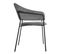 Fauteuil Velours Gris Siron Atmosphera - Gris