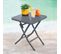 Table D'appoint Pliante 40x40 Greensboro Graphite Hespéride - Graphite