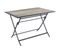 Table Aluminium Azua 4 Places Gris Smoke Hespéride - Graphite