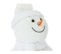 Déco De Noël Peluche Bonhomme De Neige Avec Bonnet Et Écharpe H 38 Cm