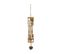 Décoration Suspension Lettres Noël Vertical En Bois Avec Pomme De Pin H 55 Cm