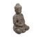 Statue Décorative Bouddha Assis En Ciment H 46 Cm