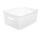 Panier Multi-usages "basket" 10cm Blanc