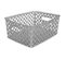 Panier Multi-usages "basket" 10cm Gris