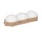 Lot De 3 Bougies Boules Blanc D 6 Cm