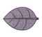 Set De Table Feuille - 50 X 33 Cm - Violet