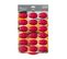 Moule 18 Madeleines Silicone "silipro" 32cm Rouge