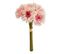 Bouquet H.26 cm GERBERA Blanc / Rose / Rouge