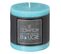 Bougie Ronde "rustic" 7cm Turquoise